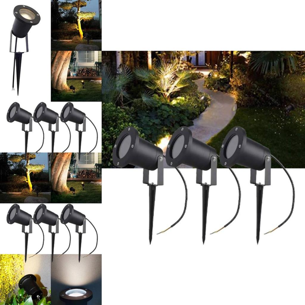 Premium Aluminum Waterproof Gu10 Garden Stake Light Ideal For Trees And Lawns