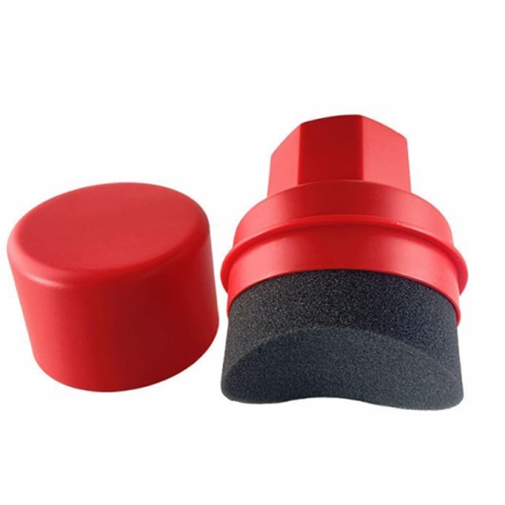 GYWHOOFT Aplicator Ceară Auto Aplicator Pad pentru Dressing Anvelope Ergonomic Aplicator Pad Ceară Perie Moale pentru Luciu pentru Burete Portabil pentru Pad Ceară Anvelope, Mașini,