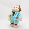 Juguetes de Peluche Kawaii de Jorge el Curioso Muñeco Relleno Animal de Anime Chimpancé Lindo Muñeco Niños Fans de Animación Regalos de Halloween Navidad