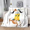 Pippi Coperta di Flanella Morbida Calda Coperta per Tutte le Stagioni, Design per Campeggio, Viaggio in Auto, Escursionismo Divano, Letto, Ufficio Regalo Perfetto per Feste