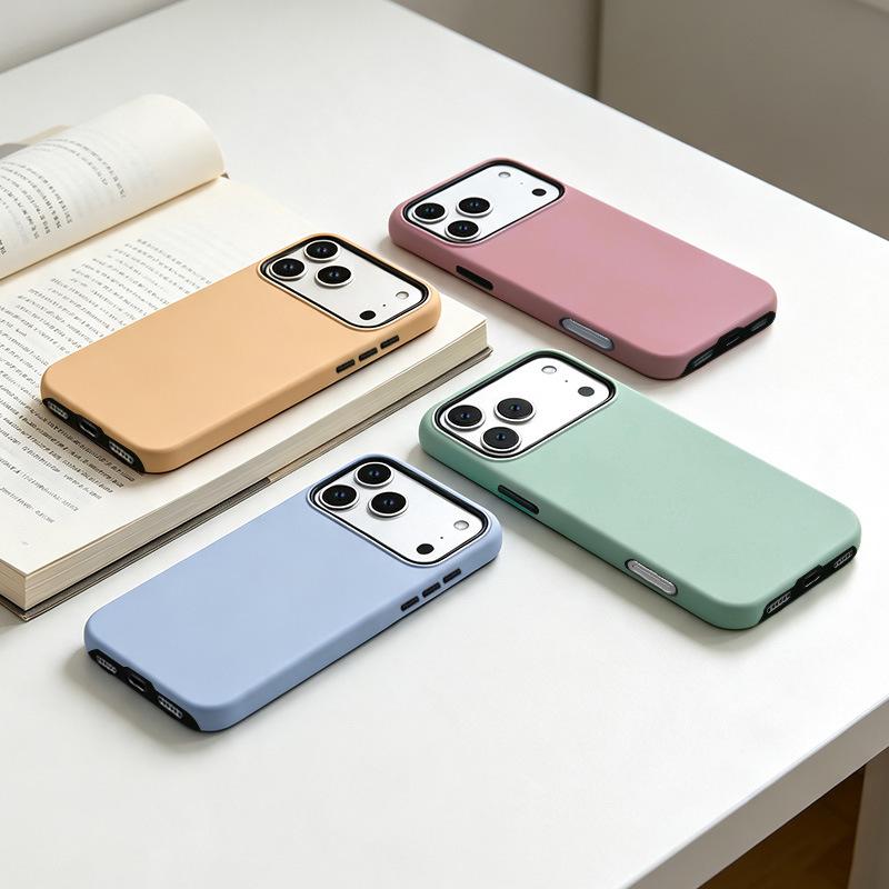 Solid Color Film Phone Case Suitable for IPhone 17 Phone Case, All Inclusive Apple 16 Heat Transfer Film Phone Case