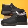 Men's Snow Boots Fashion Outdoor Casual Ankle Boots Winter High Top Cotton Boots for Men Plush Warm Winter Booties Botas Hombre