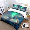 Polar Bears and Aurora. Bedding Sets Duvet Cover Sets Duvet Covers Pillowcases(1 * Duvet Cover 2 * Pillowcases Without Duvet Insert)