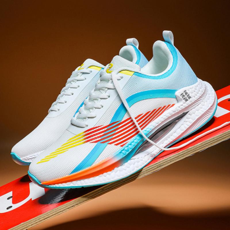 Herren Carbonplatten Laufschuhe Luftpolster Stoßdämpfung Rebound Sport Student Lässig Sport Paar Schuhe