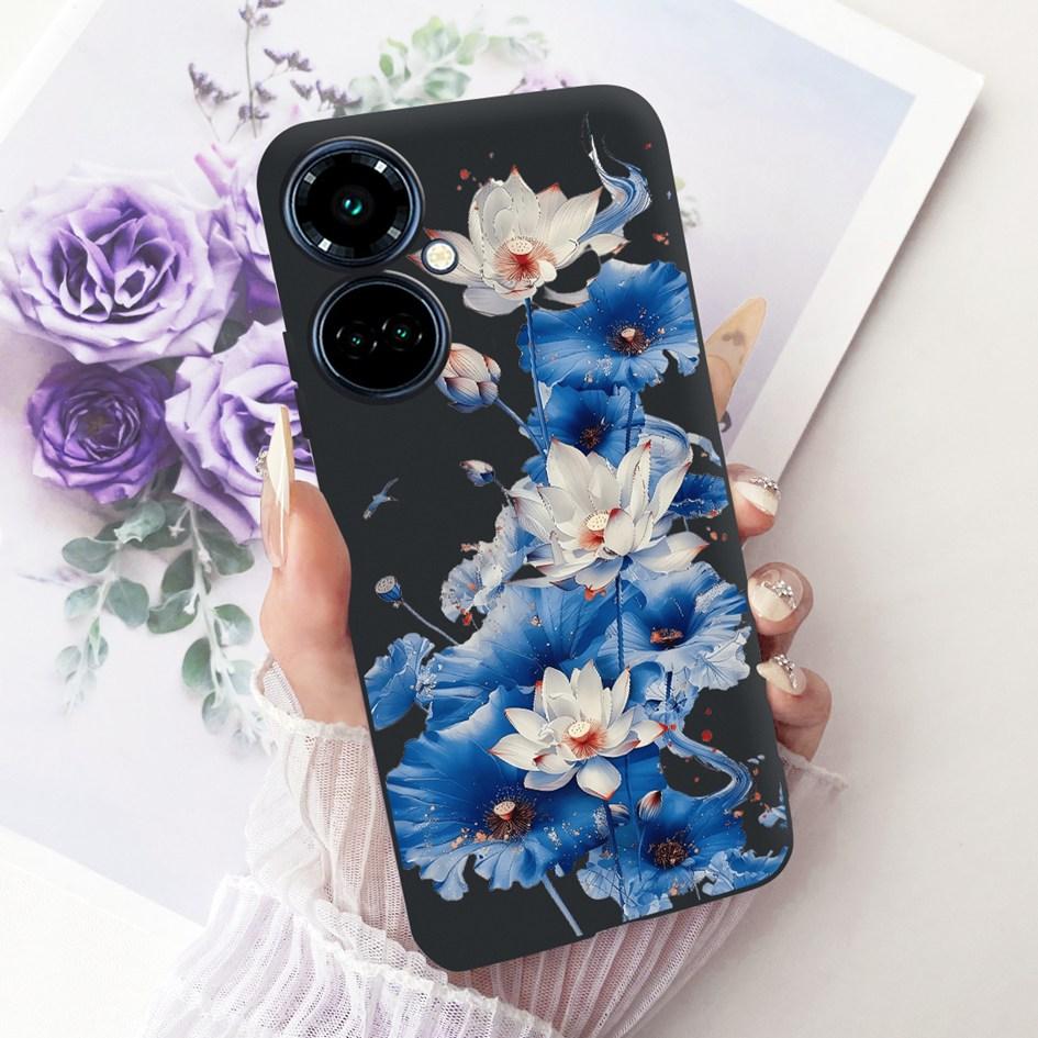 For Tecno Camon 19 Pro CI8 Case Camon19 Pro 5G CI7n Cover Pretty Butterfly Soft Silicone Black Cover For Tecno Camon 19 Neo Etui
