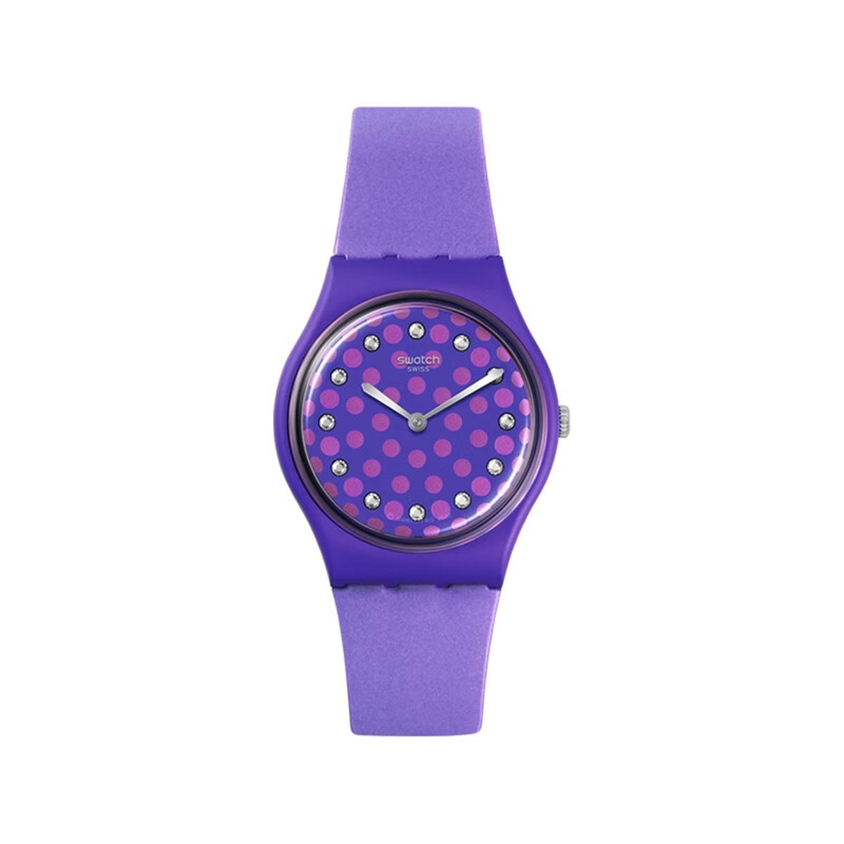SWATCH Unisex 34mm Purple Watch SO31V100 SO31V100 SO31V100