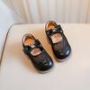 Children's mesh breathable baby shoes 2025 spring and summer children's foreign non-slip small leather shoes girls' small fragrant wind princess shoes