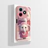 Pour Tecno Spark 20 20C Coque Mignon Dessin Animé Astronaute Carrée Silicone Liquide Souple Housse de Protection pour Téléphone Pour Tecno Spark20 20C Funda