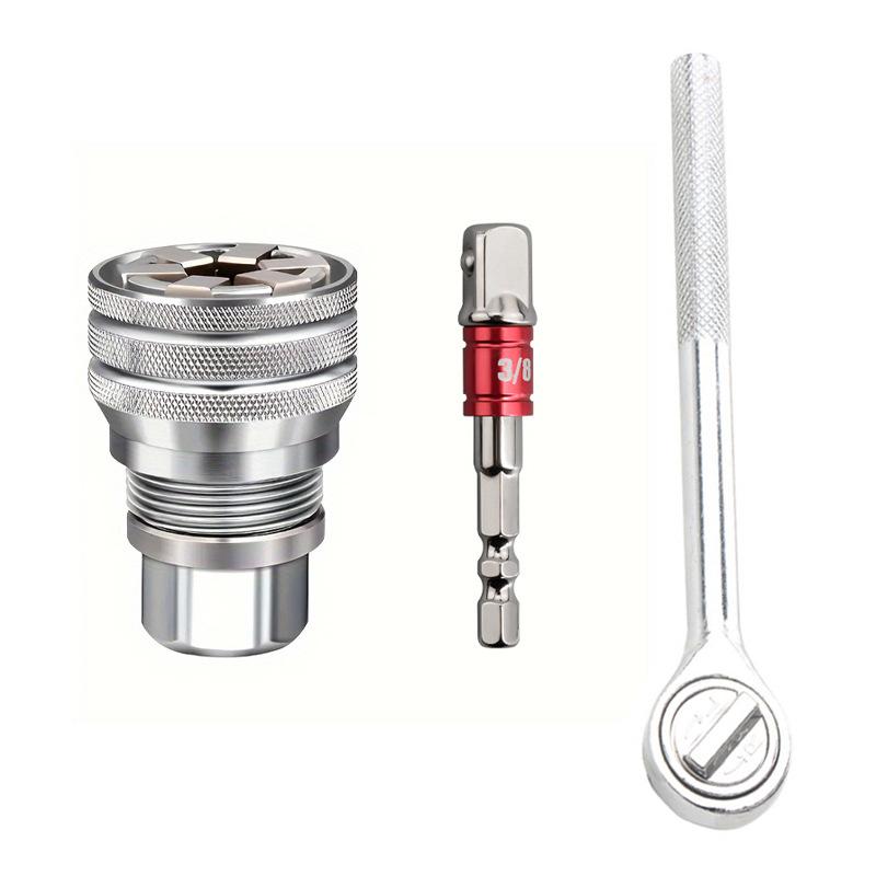 Adjustable Magic Universal Wrench and Universal Socket Set, Magic Universal Wrench 10mm-19mm Universal Socket, Multi Tool