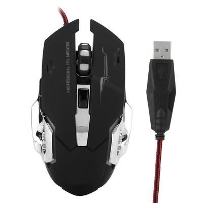 Gaming Mouse Wired LED Luminous 3200 DPI Home Office Universal Computer Accessories V6