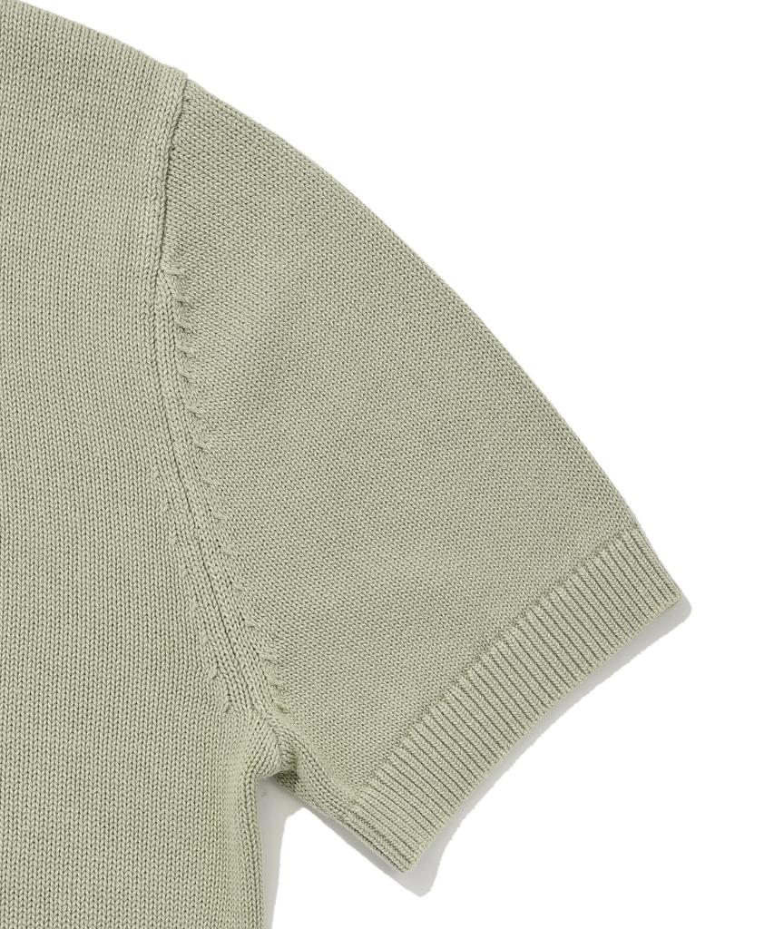 WACKY WILLY Vintage Washed Collared Knit Green
