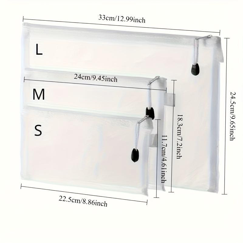 

9pcs A6/A5/A4 Large Capacity Mesh Document Organizer Breathable Nylon Zippered Filing Envelopes with Pen Pouch Puzzle Storage