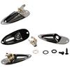 Heavy Duties Guitar Input Output Plate With Rotation Resistant Washer Mounting Screws Set For Stability And Durability