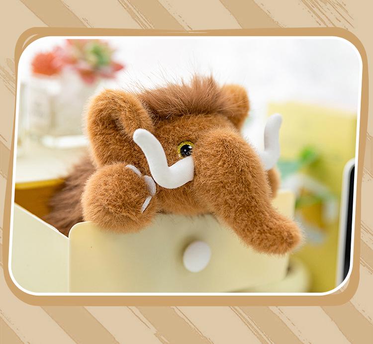 Peluche Mammut Orso Statuetta Bambola Portachiavi Ornamento