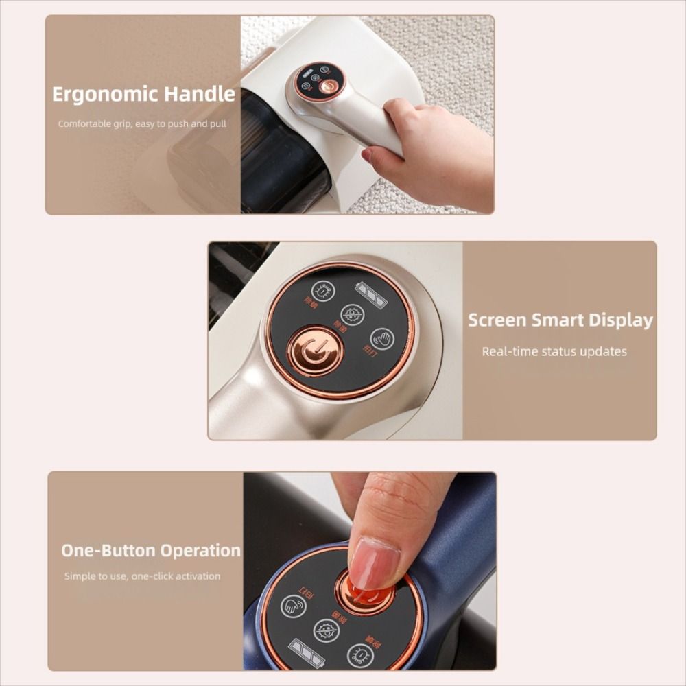 High Power Mattress Vacuum Cleaner 13000PA Couch Cleaner New Sofa Vacuum Cleaning  Household