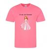 Tee shirt enfant - Princess - Lot de 2 - Manches courtes - 100% polyester - Blanc et rose