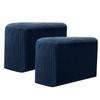 2PCS/SET Sofa Armrest Covers Fleece Premium Armrest Covers Stretchy Chair Sofa Couch Arm Protector Stretch To Fit