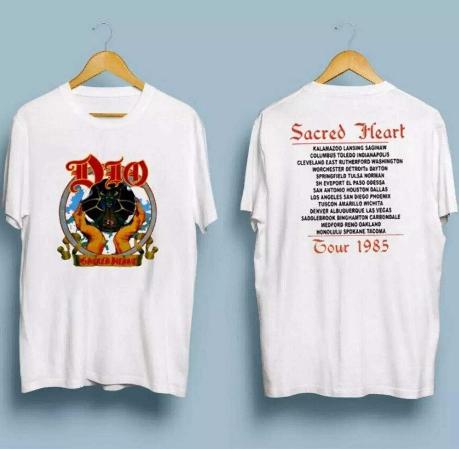Dio Vintage Design Sacred Heart Tour 1985 T Shirt Size S-5XL XXXL