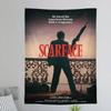 Vintage Classic Sscarface Chart Tapestry Art Science Fiction Room Home Decor Cheap Hippie Wall Hanging
