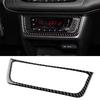 Car Central Control AC Frame Panel Trim For Seat Ibiza 2009 2010 2011 2012 2013 2014 Real Soft Carbon Fiber Sticker LHD RHD