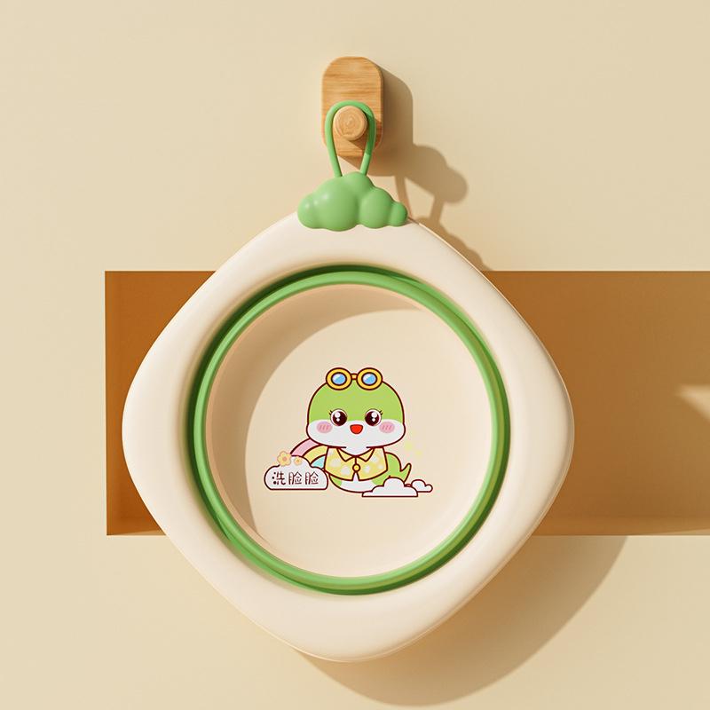 Skládací umyvadlo pro děti, Přenosné umyvadlo, Silný plastový lavor pro miminka, Domácí dětská malá miska