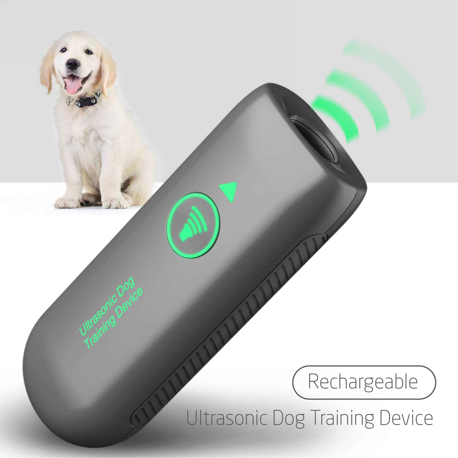 

Rechargeable Ultrasonic Anti-Bark Dog Training Repellent