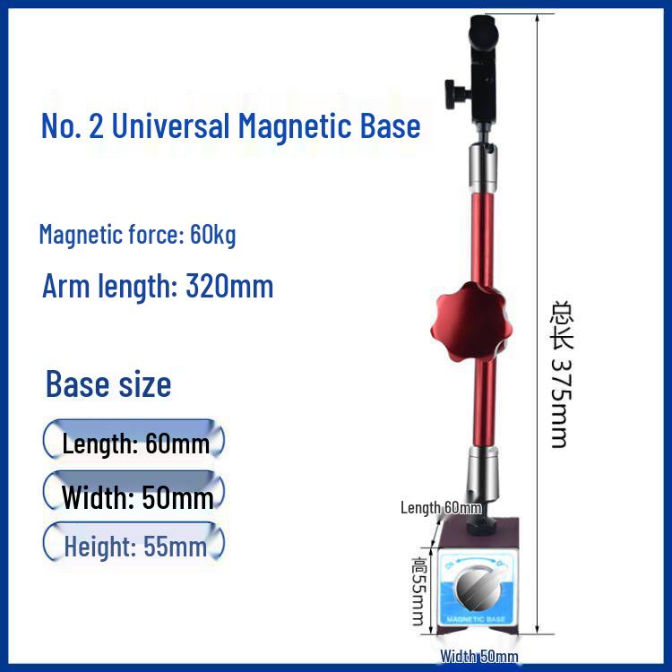 Universal Magnetic Dial Indicator Stand with Strong Magnetic Base