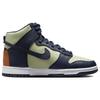 Nike  Dunk High See Through Women Sneakers Multi-Color Pistachio Midnight-Navy DQ7575-300