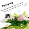 New Cat Toys Electric Plush Pet USB Smart Toy Vegetable Pig Simulation Tapping Sound Cat Self Pleasure Interactive Pet Supplies