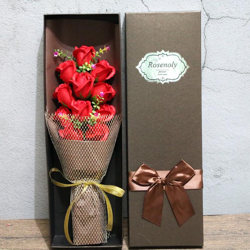 11 Rose Soap Flower Gift Box - Valentine s, Qixi Festival, Christmas, Birthday Gift for Girlfriend