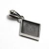 Oriental Vibrations - Cherry Blossom Pendant Top - Silver Pendant