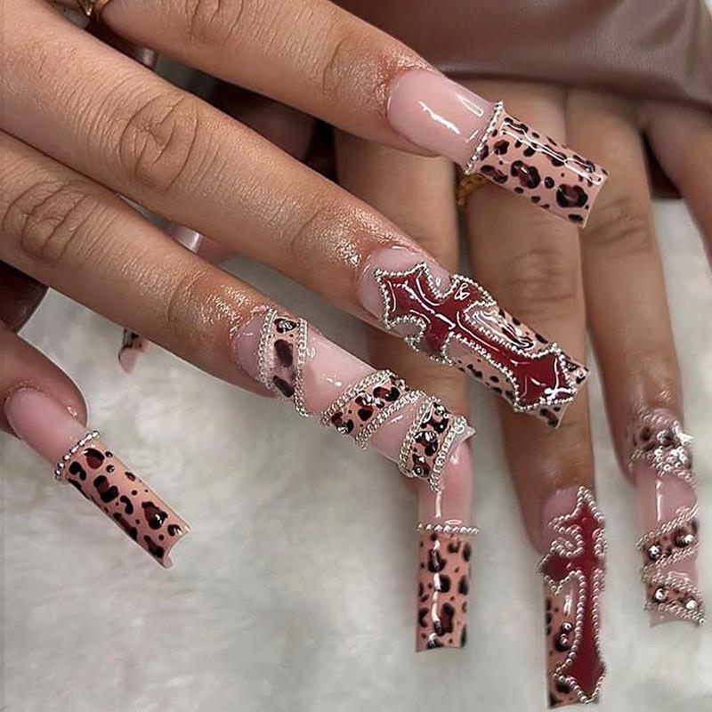 

Handmade European & American Long Wearable Press-On Nails