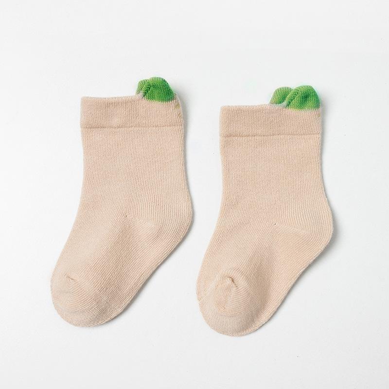 

Носки для младенцев для девочек и мальчиков, хлопковые, однотонные, мягкие, дышащие, милые, унисекс, короткие носки для новорожденных без косточек L хаки