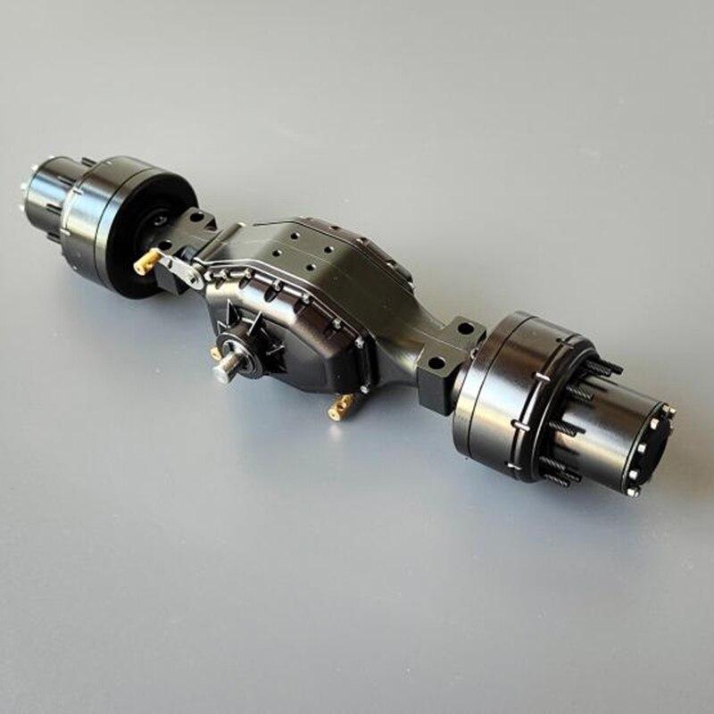 

Металевий потужний задній міст наскрізний з блокуванням диференціала для 1/14 Tamiya RC вантажівки-тягача Scania R470 R620 last axis