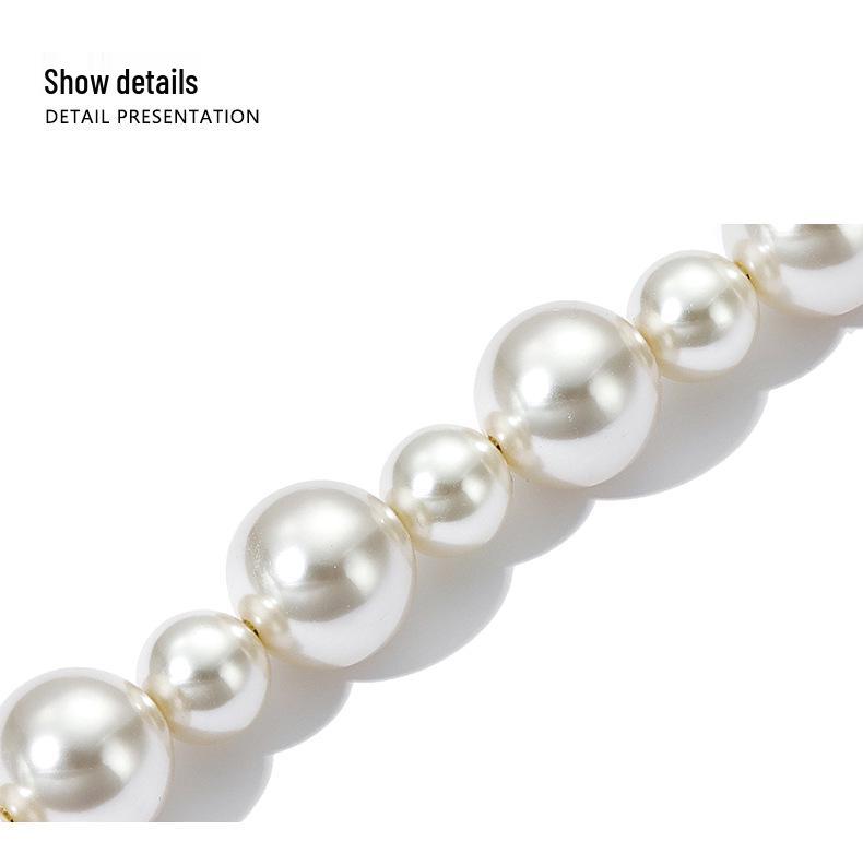 Pearl Handle Frog Underarm Bag with Gold Decorative Chain - SP-57 DIY Accessories