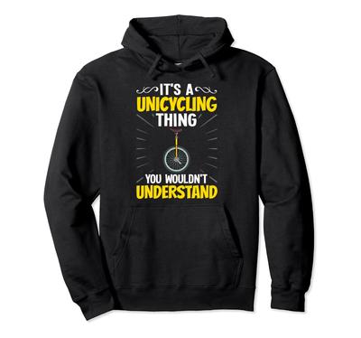 Einrad Fahrrad Lustig Training Lernen Radfahren Hoodie