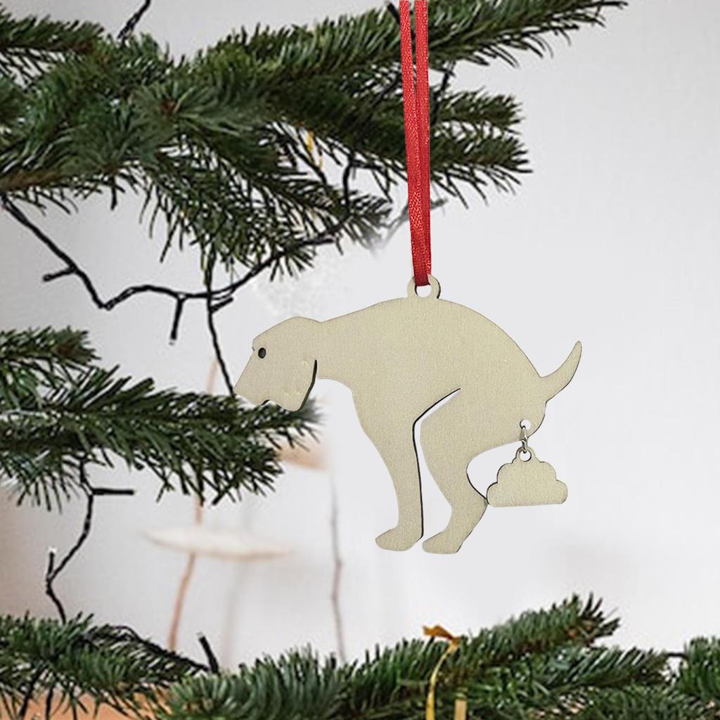 Vánoční stromeček psí ozdoby Funny Ornament štěně pro