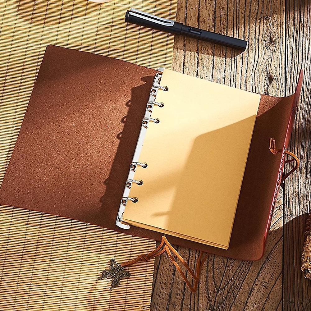 A6 Loose-leaf Notebook Retro Multipurpose Diary Books for School Office