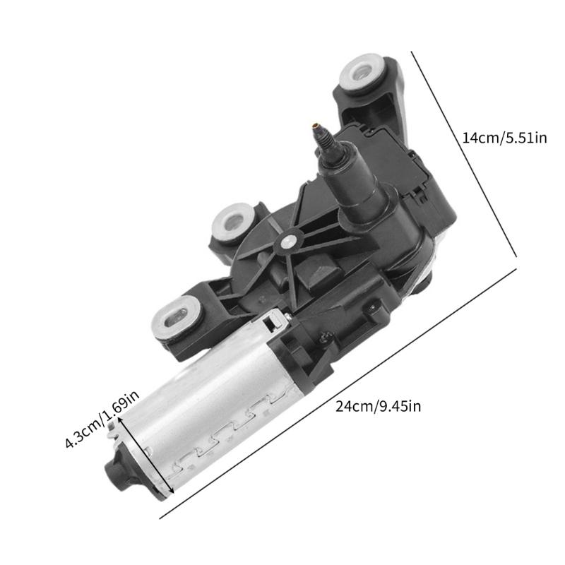 Strong Rear Wiper Drive Assembly Weatherproof Motor System Direct Fit Windshield Wiper Linkage for Automotives