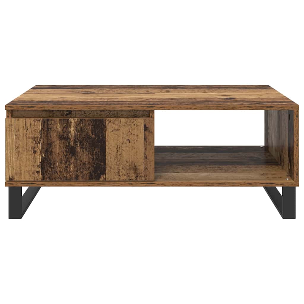 Coffee Table Reclaimed Wood Look 90 x 60 x 35 cm Engineered Wood