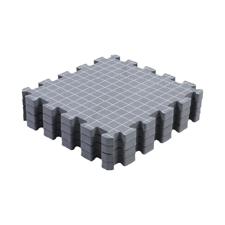 4 Stück Gitter-Strick-Blockierbrett 12,6x12,6 Zoll Strick-Blockier-Schaumstoffpolster für Häkelprojekte, Granny Square Herstellung