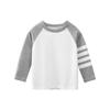 Boys & Girls Basic Long Sleeve Tee Kids & Toddler Round Neck Cotton T-Shirt for Children