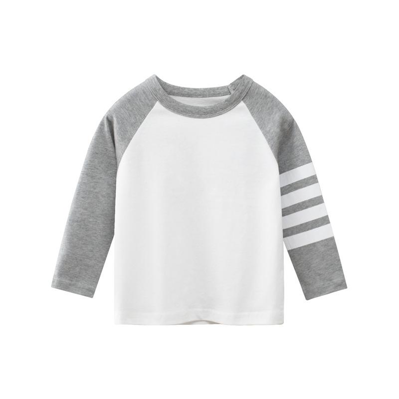 Boys & Girls Basic Long Sleeve Tee Kids & Toddler Round Neck Cotton T-Shirt for Children