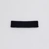 DIAGONAL SHIRRING HAIR BAND (black)