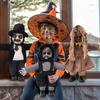Halloween Horror Doll Ornament Pumpkins Witch Vampires Rupture Doll Atmosphere Decoration Props