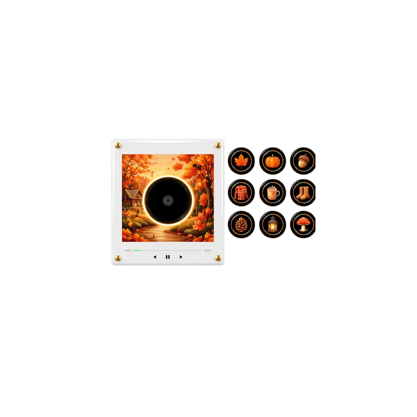 Singing Music Box Refrigerator with Rotating