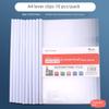Chenguang Bar File Folder A4 Pull Folder Transparent Test Papers for Students Storage Thickened Materials Organize Folders Book Clip