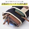 DEVICE Crossroads Canvas Scissor Bag Brown 2-Way -