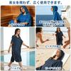 Changing Surf Sauna Button Long Outdoor [kontuly] Poncho, Poncho, Poncho, Quick-Drying, Absorbent, Closure, Sleeves, Warm, Microfiber, Unisex, (1,