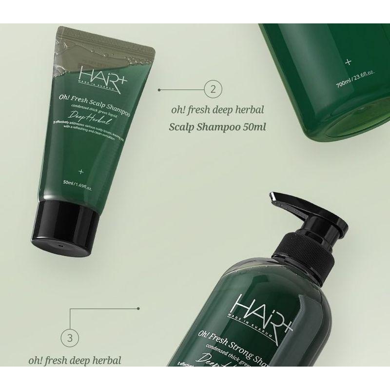 HAIR+ - Oh! Fresh Deep Herbal Scalp Shampoo